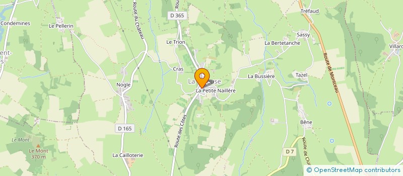 localisation de l'entreprise NATURE ET PATRIMOINE DE LA VINEUSE-SUR-FREGANDE  LA VINEUSE SUR FREGANDE