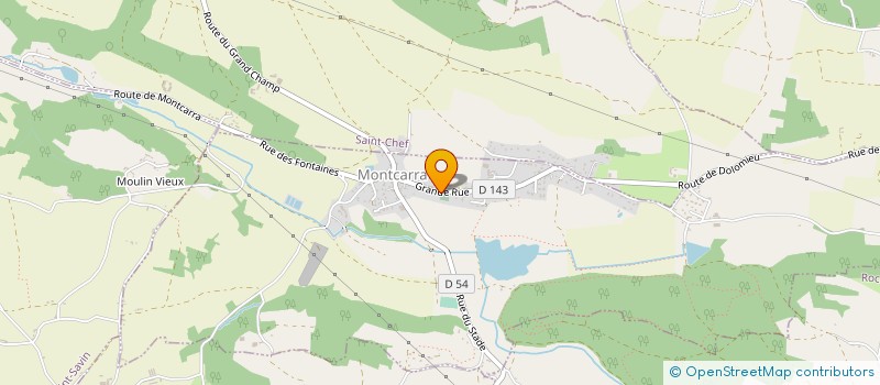 localisation de l'entreprise NATURE ET PATRIMOINE DE MONTCARRA  MONTCARRA