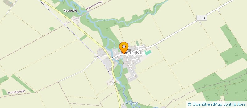 localisation de l'entreprise NATURE ET PAYSAGE DE LA SUIPPE  HEUTREGIVILLE