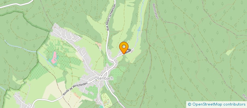 localisation de l'entreprise NATURE ET PECHE  OSENBACH