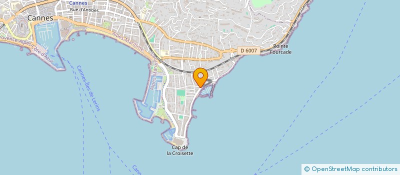 localisation de l'entreprise NATURE ET PLONGEE  CANNES