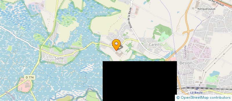 localisation de l'entreprise NATURE ET PROGRES 44  GUERANDE