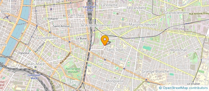 localisation de l'entreprise NATURE ET PROPRETE  LYON