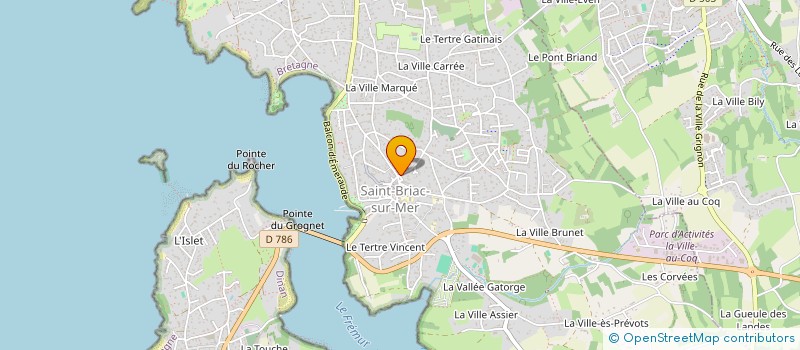localisation de l'entreprise NATURE ET SENS à SAINT-BRIAC-SUR-MER