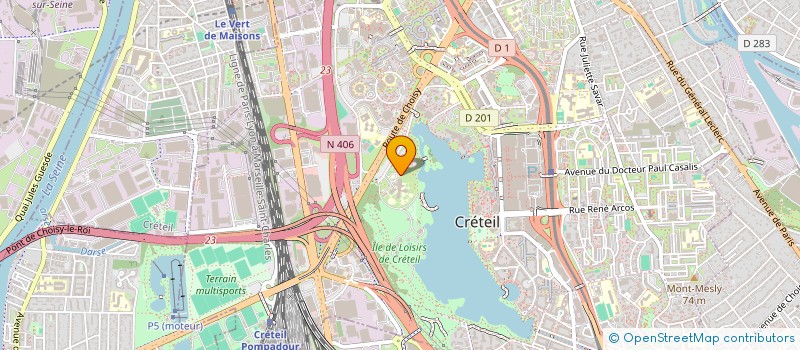 localisation de l'entreprise NATURE ET SOCIETE à CRETEIL
