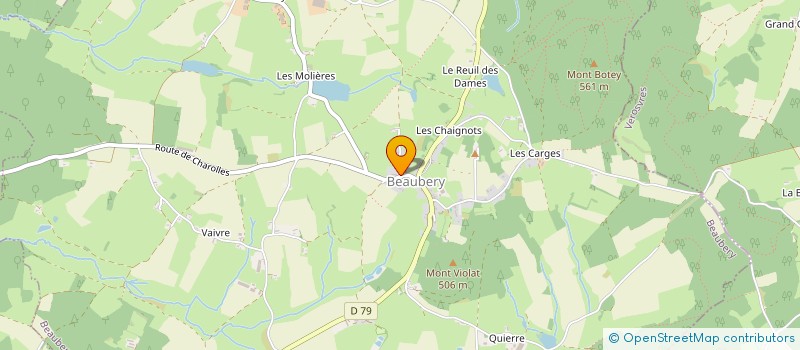 localisation de l'entreprise NATURE ET SOINS  BEAUBERY