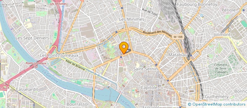 localisation de l'entreprise NATURE ET SYNERGIE à TOULOUSE