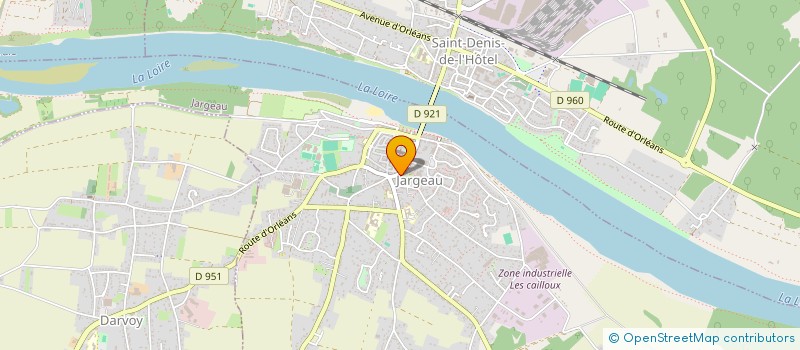 localisation de l'entreprise NATURE ET TENTATIONS à JARGEAU
