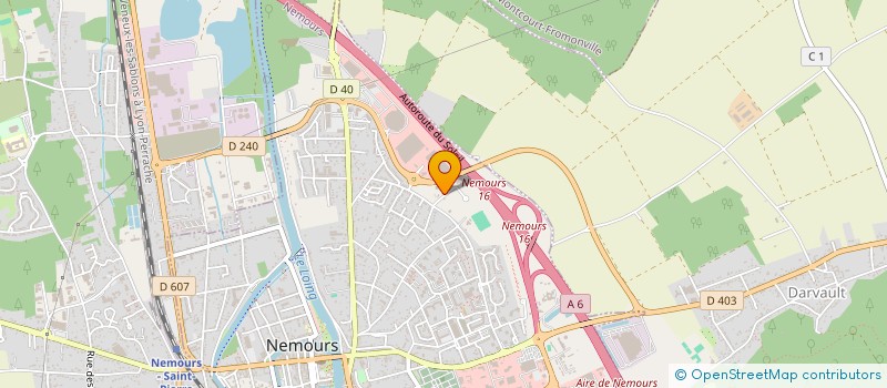 localisation de l'entreprise NATURE ET TERROIRS à NEMOURS