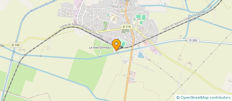 localisation de l'entreprise NATURE ET VACANCES  MARANS