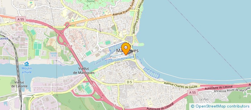 localisation de l'entreprise NATURE ET VIE à MARTIGUES