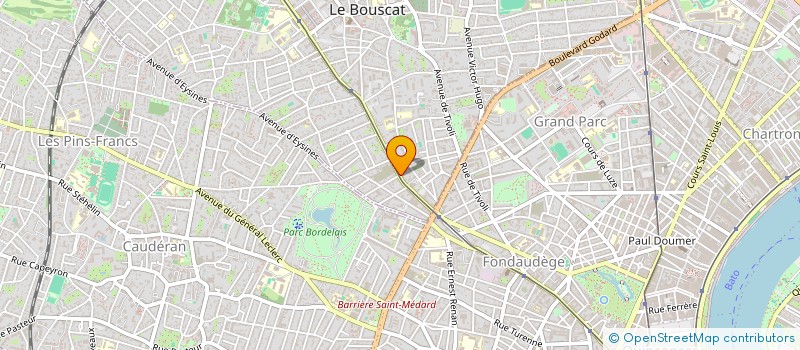 localisation de l'entreprise NATURE ET VIE SAINE à LE BOUSCAT