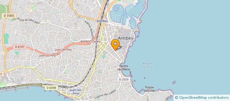 localisation de l'entreprise NATURE ET VINS à ANTIBES