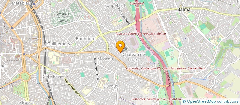 localisation de l'entreprise NATURE ET VITALITE à TOULOUSE