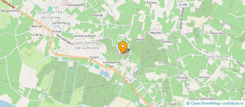 localisation de l'entreprise NATURE ET VOUS  SAINT-GERMAIN-DE-LA-RIVIERE