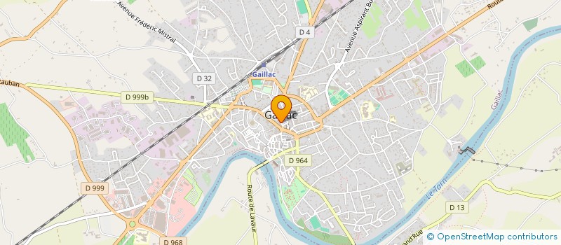 localisation de l'entreprise NATURE EVOLUTION  GAILLAC