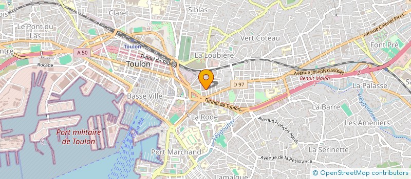 localisation de l'entreprise NATURE-FIRST à TOULON