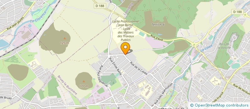 localisation de l'entreprise NATURE FLEURS à BRUAY-LA-BUISSIERE