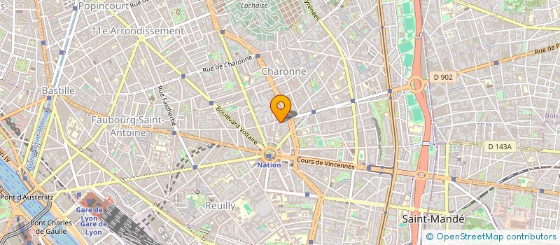 localisation de l'entreprise NATURE  FLOW  PARIS