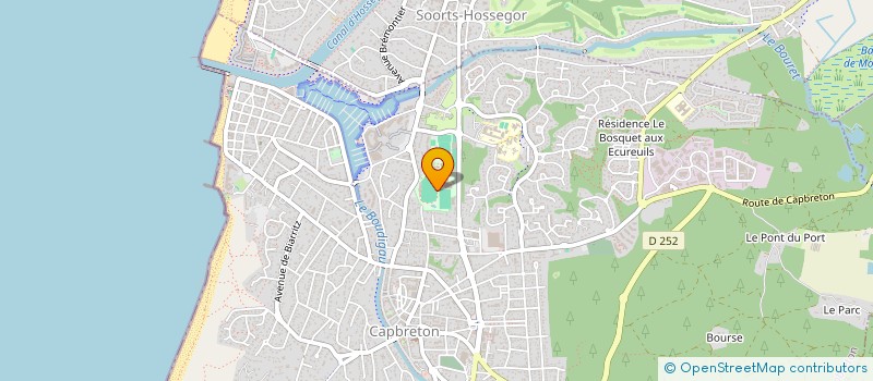 localisation de l'entreprise NATURE FORME 40  CAPBRETON