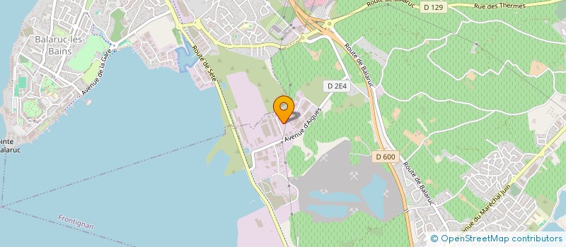 localisation de l'entreprise NATURE FRANCE DISTRIBUTION à FRONTIGNAN