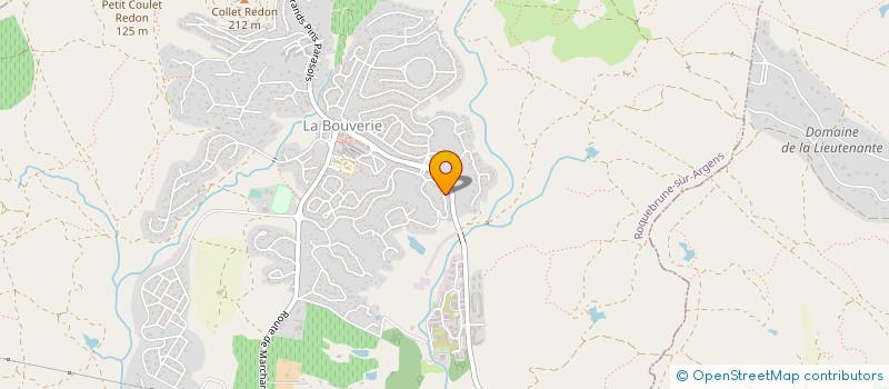 localisation de l'entreprise NATURE FRUITS  ROQUEBRUNE-SUR-ARGENS