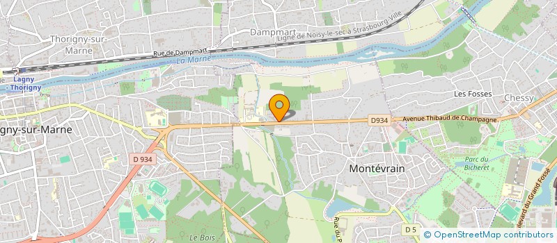 localisation de l'entreprise NATURE&HOME  MONTEVRAIN