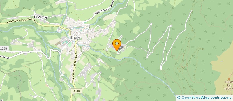 localisation de l'entreprise NATURE HUMAINE  THEYS