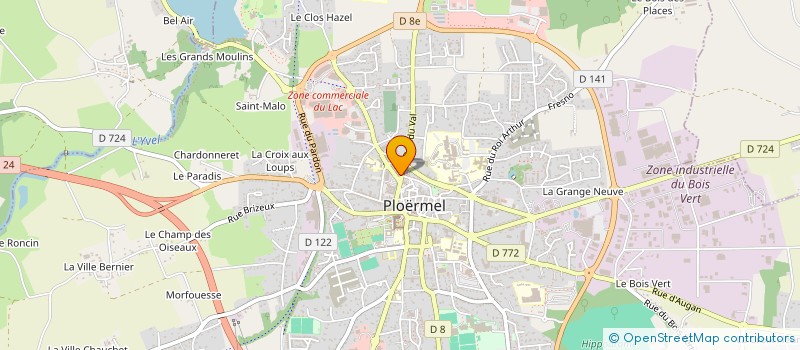 localisation de l'entreprise NATURE IMMO  PLOERMEL