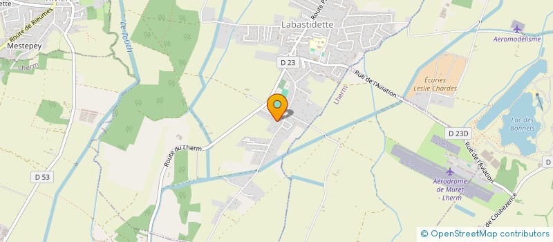 localisation de l'entreprise NATURE ISOL  LABASTIDETTE