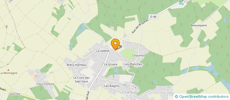 localisation de l'entreprise NATURE & JARDIN  FLEURY-LA-VALLEE