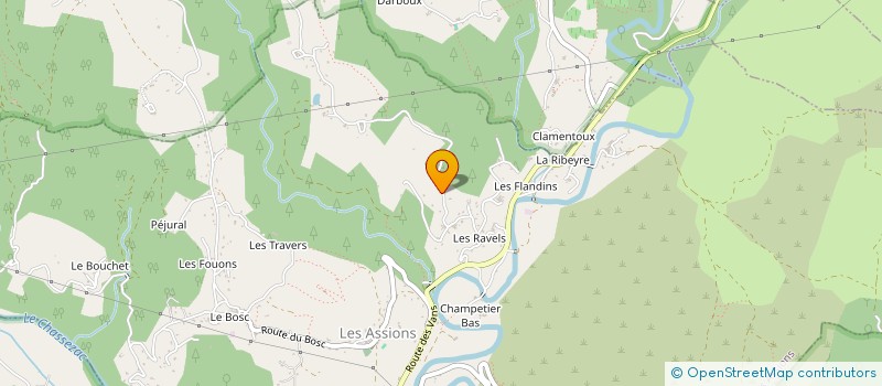 localisation de l'entreprise NATURE & JARDINS à LES ASSIONS