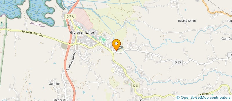 localisation de l'entreprise NATURE KAYAKS ET DECOUVERTES SARL à RIVIERE-SALEE