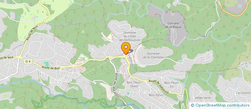 localisation de l'entreprise NATURE'L  VALBONNE