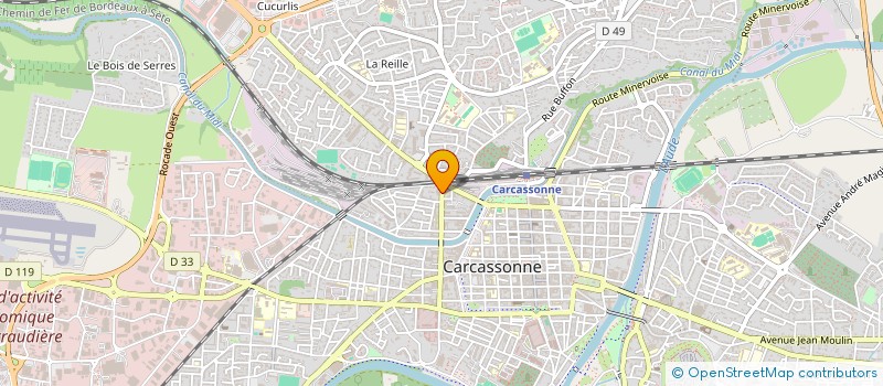 localisation de l'entreprise NATURE MEDITERRANEENNE  CARCASSONNE