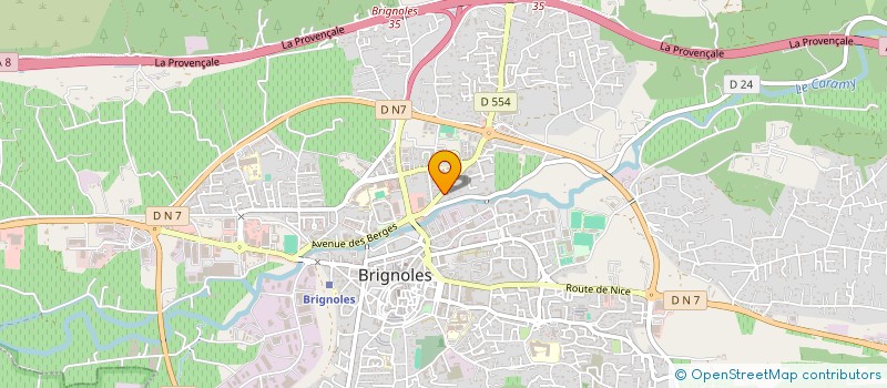 localisation de l'entreprise NATURE NET ESPACE VERT  BRIGNOLES