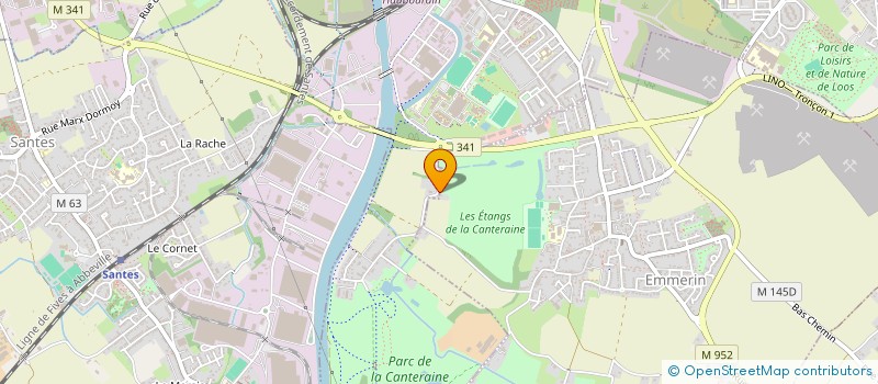 localisation de l'entreprise NATURE & NETTOYAGE  HAUBOURDIN