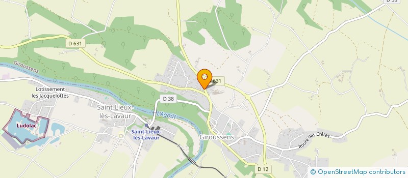 localisation de l'entreprise NATURE O PARFUN  GIROUSSENS