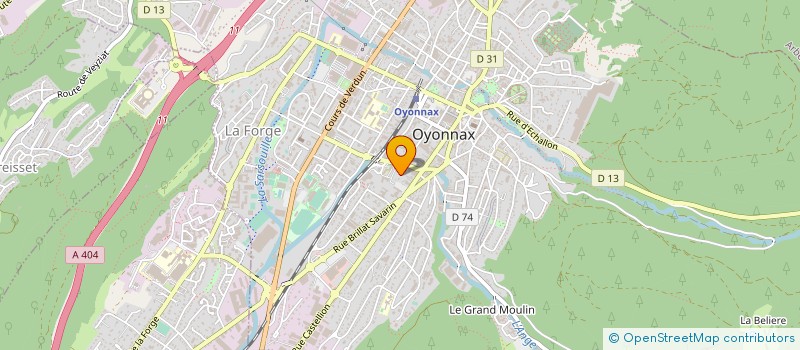 localisation de l'entreprise NATURE PASSION à OYONNAX