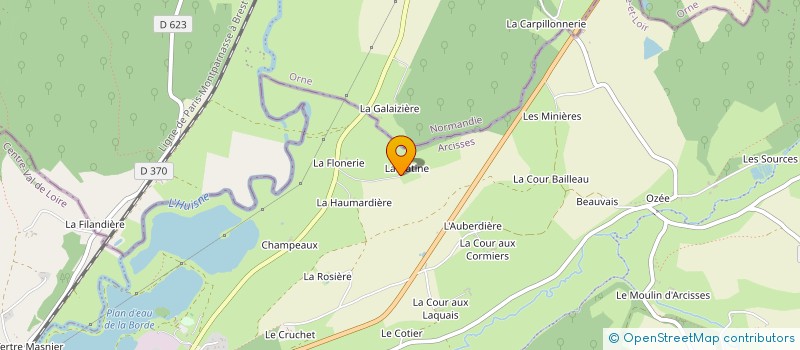 localisation de l'entreprise NATURE PERCHERONNE à ARCISSES