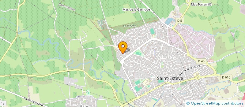 localisation de l'entreprise NATURE PRIM'  SAINT-ESTEVE