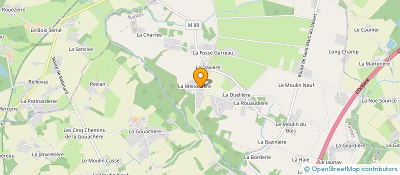localisation de l'entreprise NATURE SAUVEGARDE à CARQUEFOU