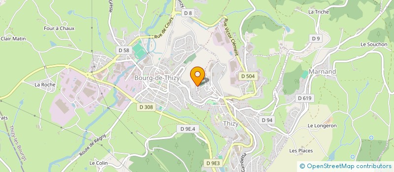 localisation de l'entreprise NATURE STYLE  COURS