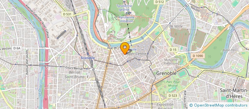 localisation de l'entreprise NATURE TRIEVES VERCORS  GRENOBLE