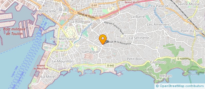 localisation de l'entreprise NATURE TRUFFE à TOULON