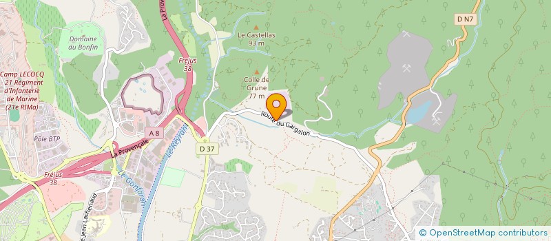 localisation de l'entreprise NATURE & VAN à FREJUS