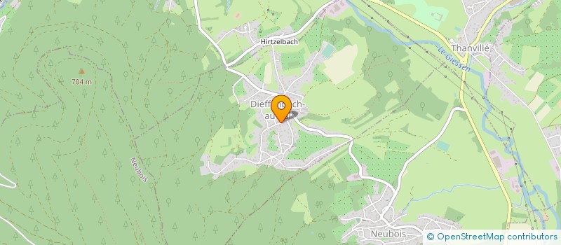 localisation de l'entreprise NATURE & VIE CHRETIENNE  NEUVE-EGLISE