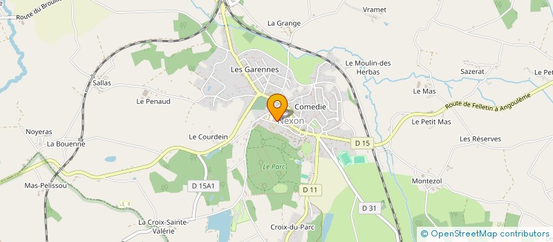 localisation de l'entreprise NATURE & VILLAGE à SAINT-MAURICE-LES-BROUSSES