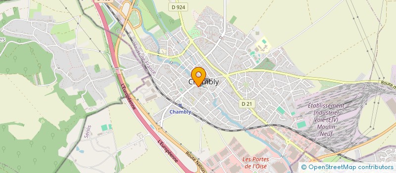 localisation de l'entreprise NATURE VISION à CHAMBLY