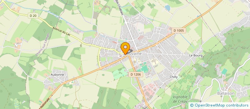 localisation de l'entreprise NATURE ZEN  DOUVAINE